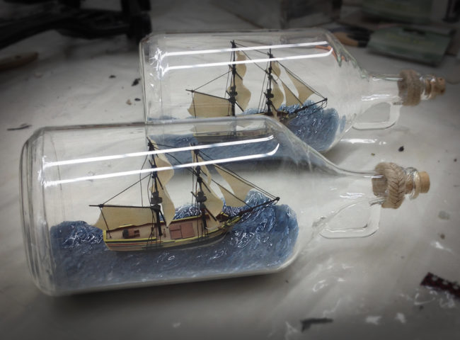 Ships in a bottle